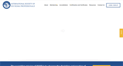 Desktop Screenshot of isssp.org